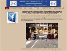 Tablet Screenshot of bedfordwomensclub.org